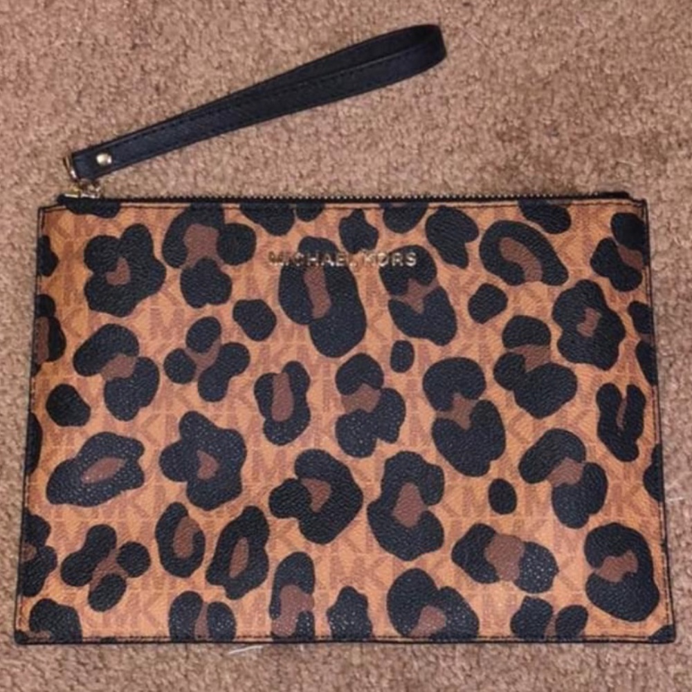 Cheetah print Michael Kors clutch
